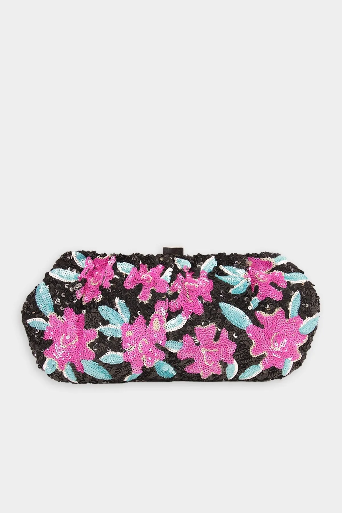Floral Beaded Clutch in Multi