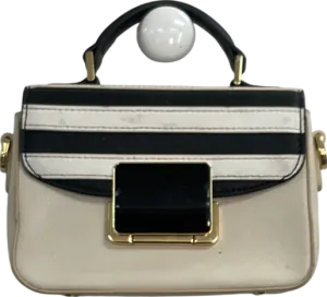 foli foli Cream Monochrome Style Handheld Bag