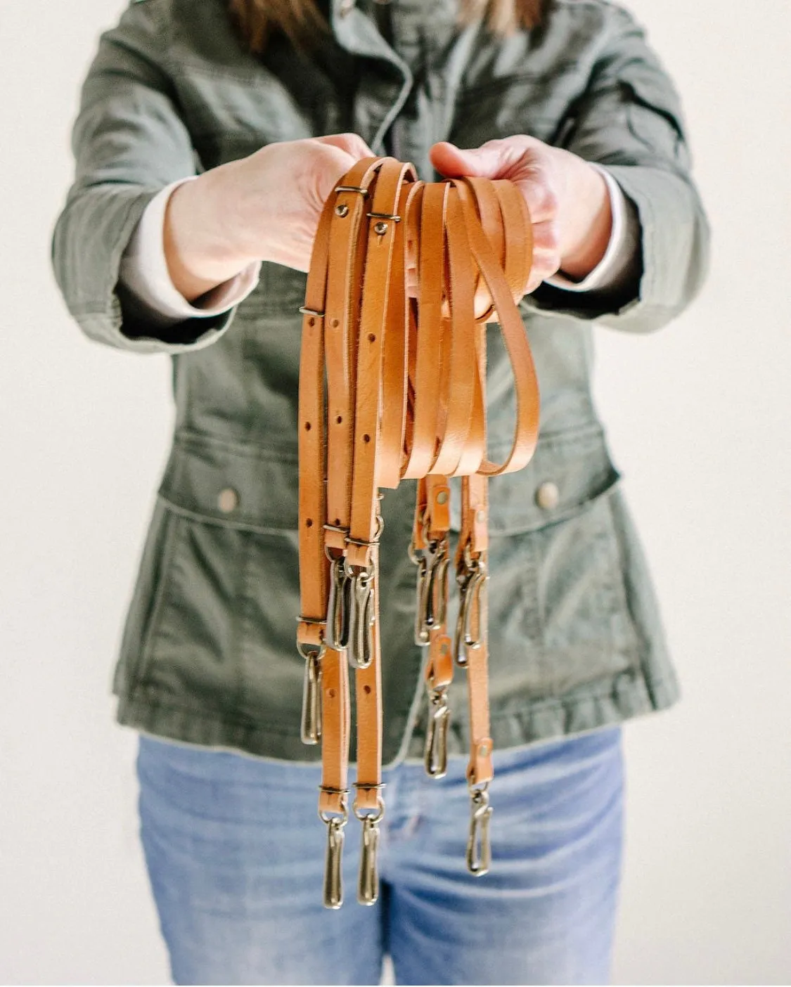 Genuine Leather Adjustable Crossbody Strap for Purse, Wallet or Clutch | Crossbody Strap