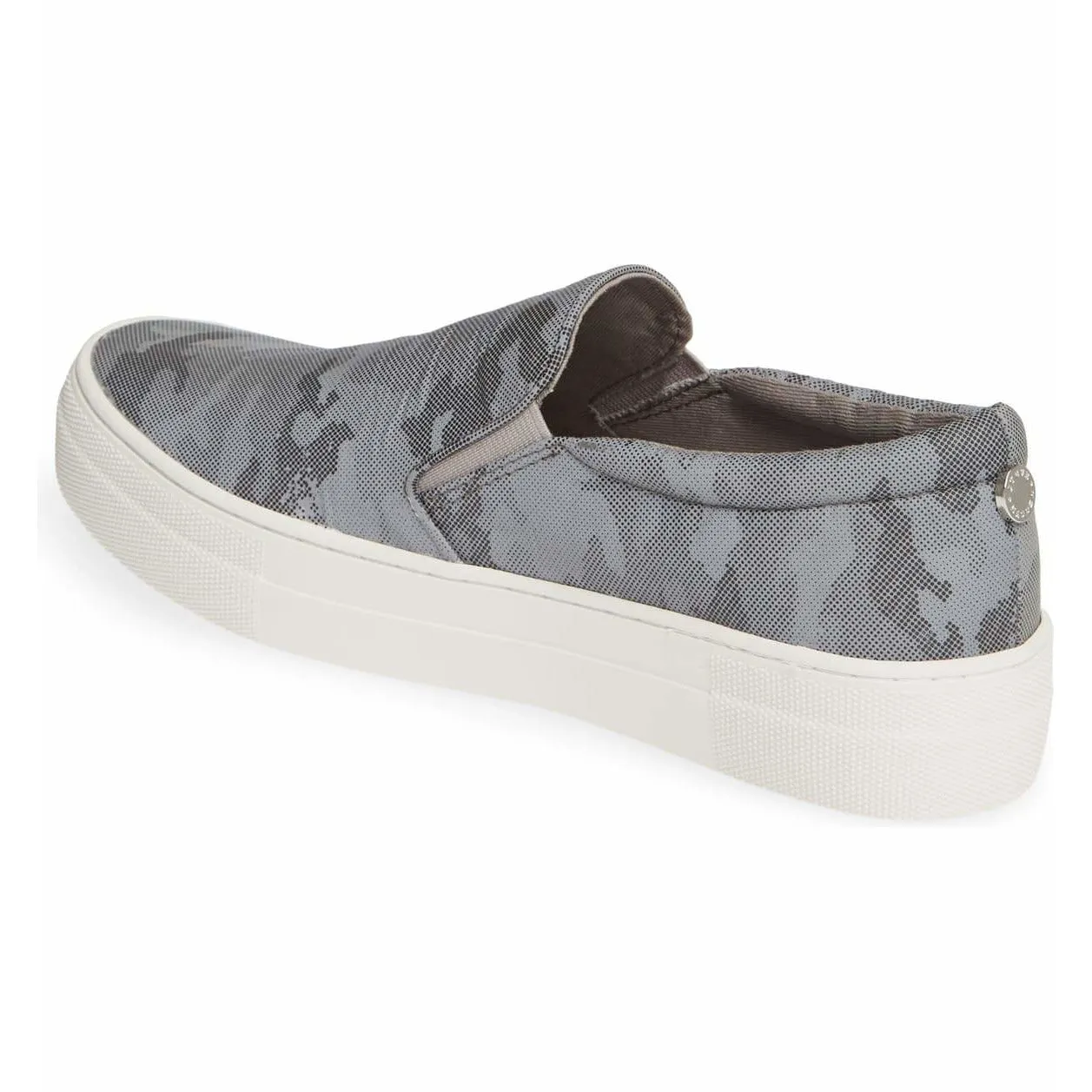 Gills Met Reflective Platinum Slip On Sneaker