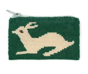 Glass Bead Coin Purse - RABBIT PEARL