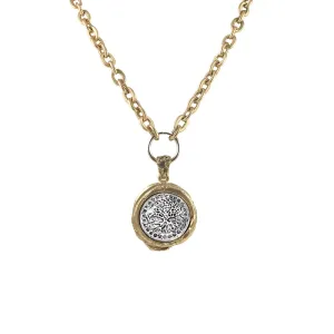 Gold Guna Wax Seal Necklace