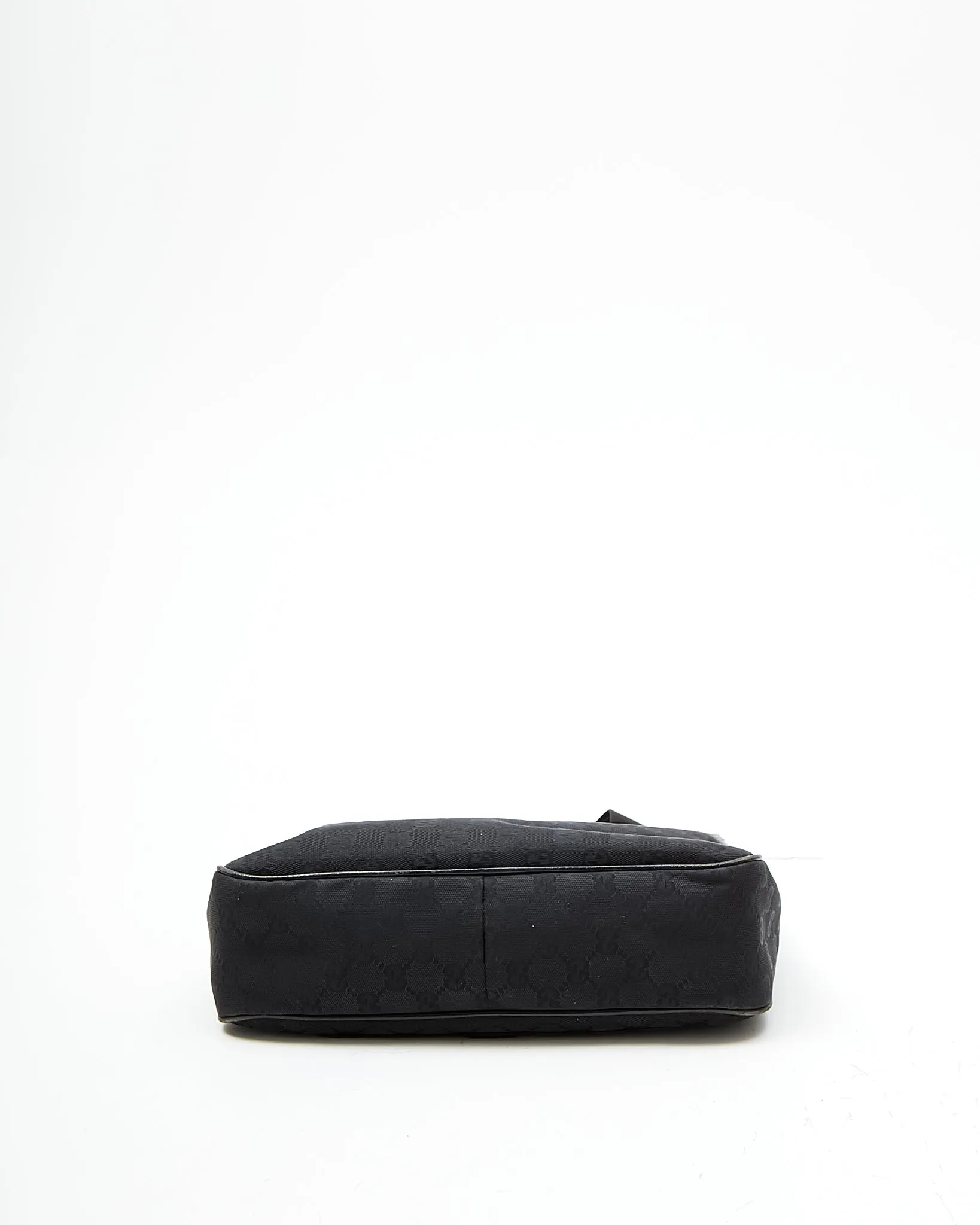 Gucci Black GG Canvas Crossbody Bag