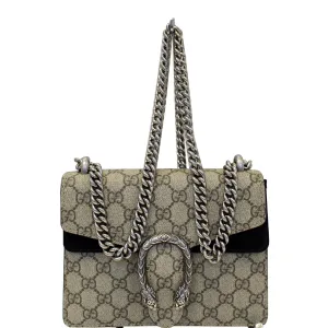 GUCCI Dionysus Mini GG Supreme Canvas Shoulder Crossbody Bag
