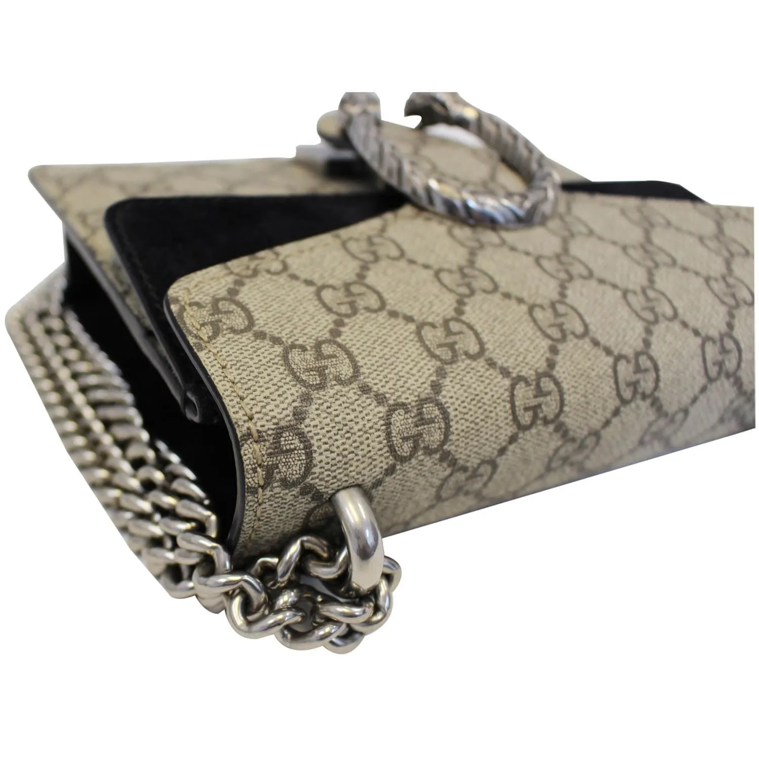 GUCCI Dionysus Mini GG Supreme Canvas Shoulder Crossbody Bag