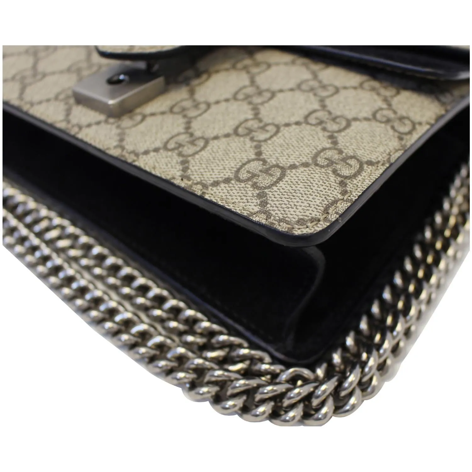 GUCCI Dionysus Mini GG Supreme Canvas Shoulder Crossbody Bag