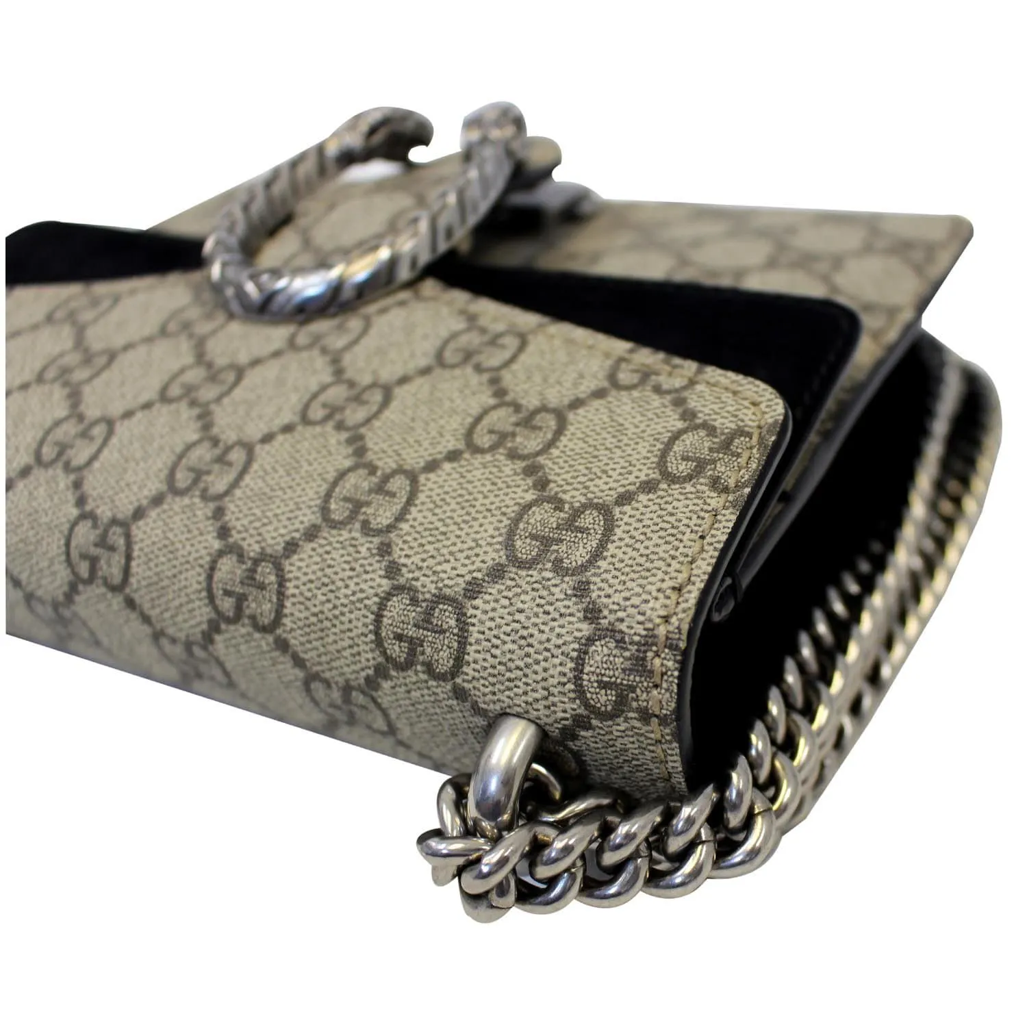 GUCCI Dionysus Mini GG Supreme Canvas Shoulder Crossbody Bag