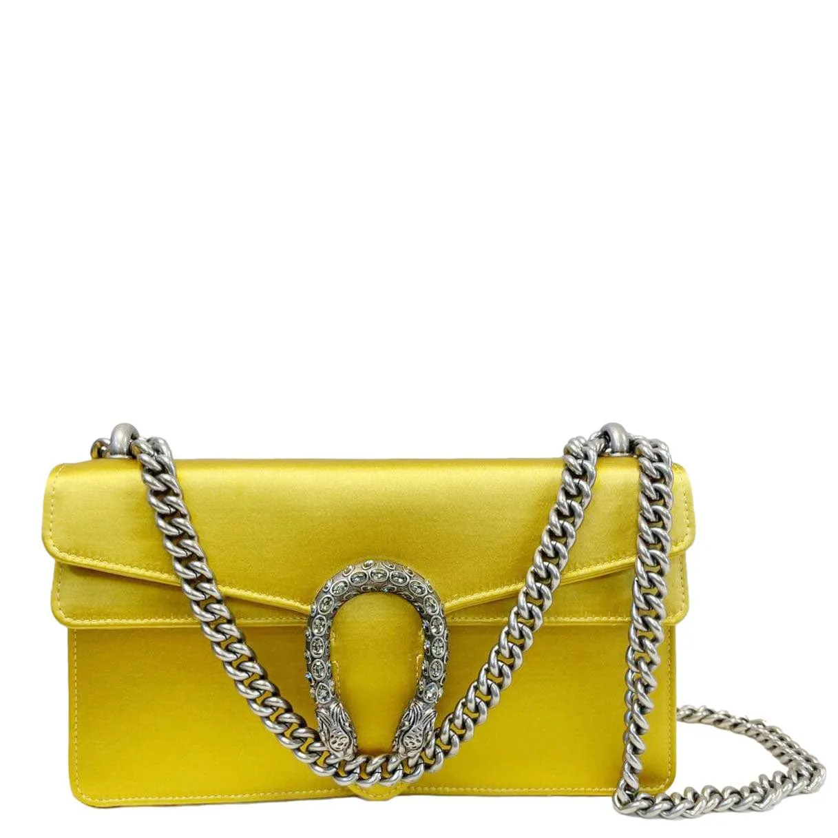GUCCI Dionysus Small Leather Crossbody Bag Gold 499623