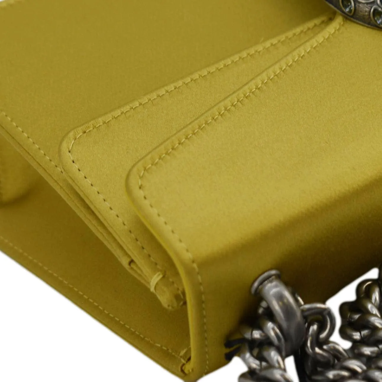 GUCCI Dionysus Small Leather Crossbody Bag Gold 499623
