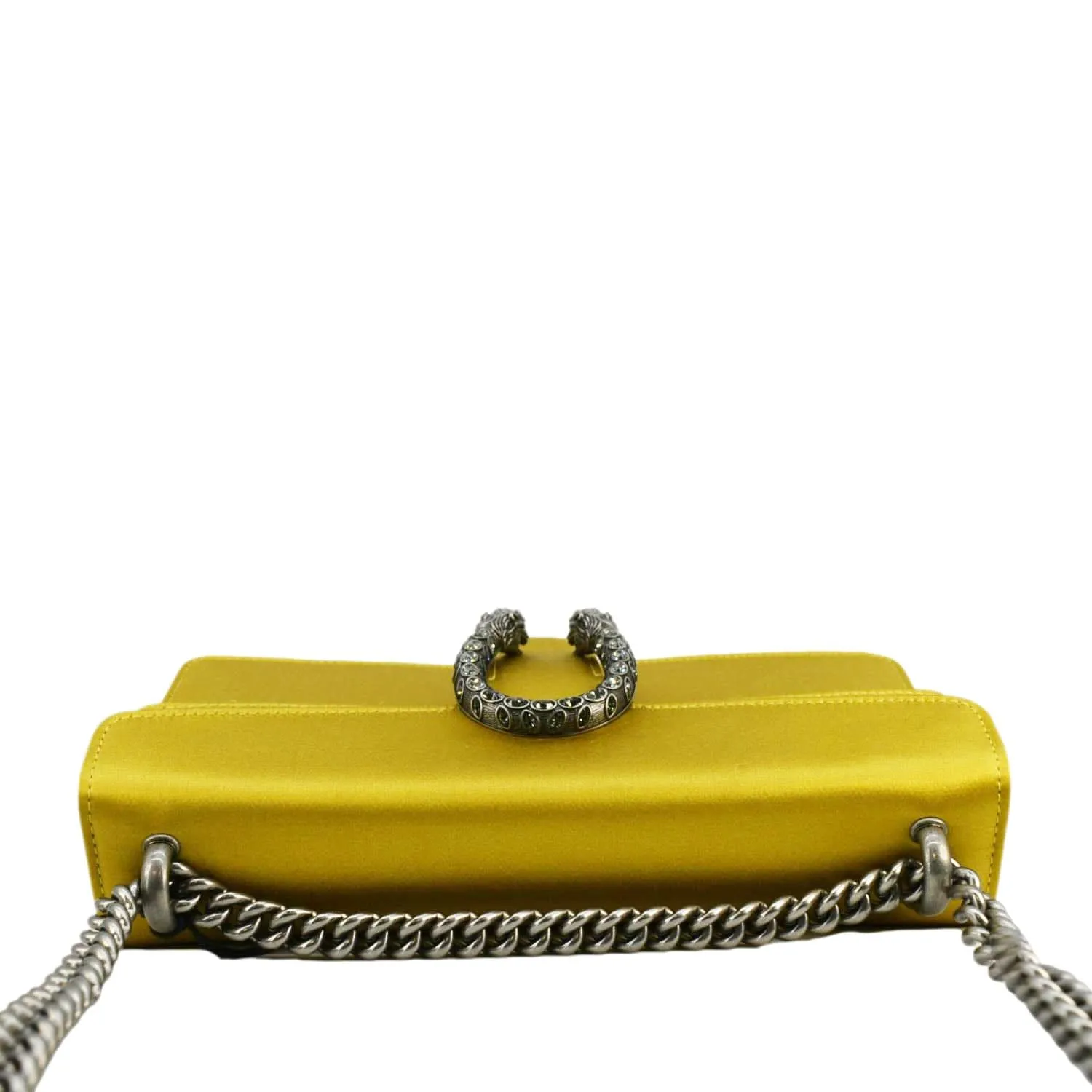 GUCCI Dionysus Small Leather Crossbody Bag Gold 499623