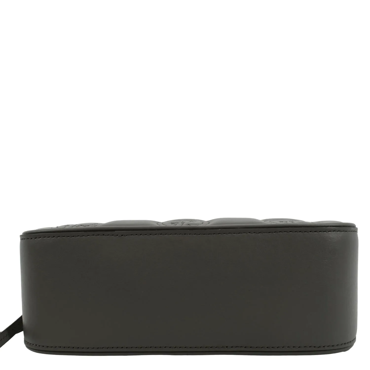 GUCCI GG Matelasse Small Leather Crossbody Bag Dusty Grey 702234