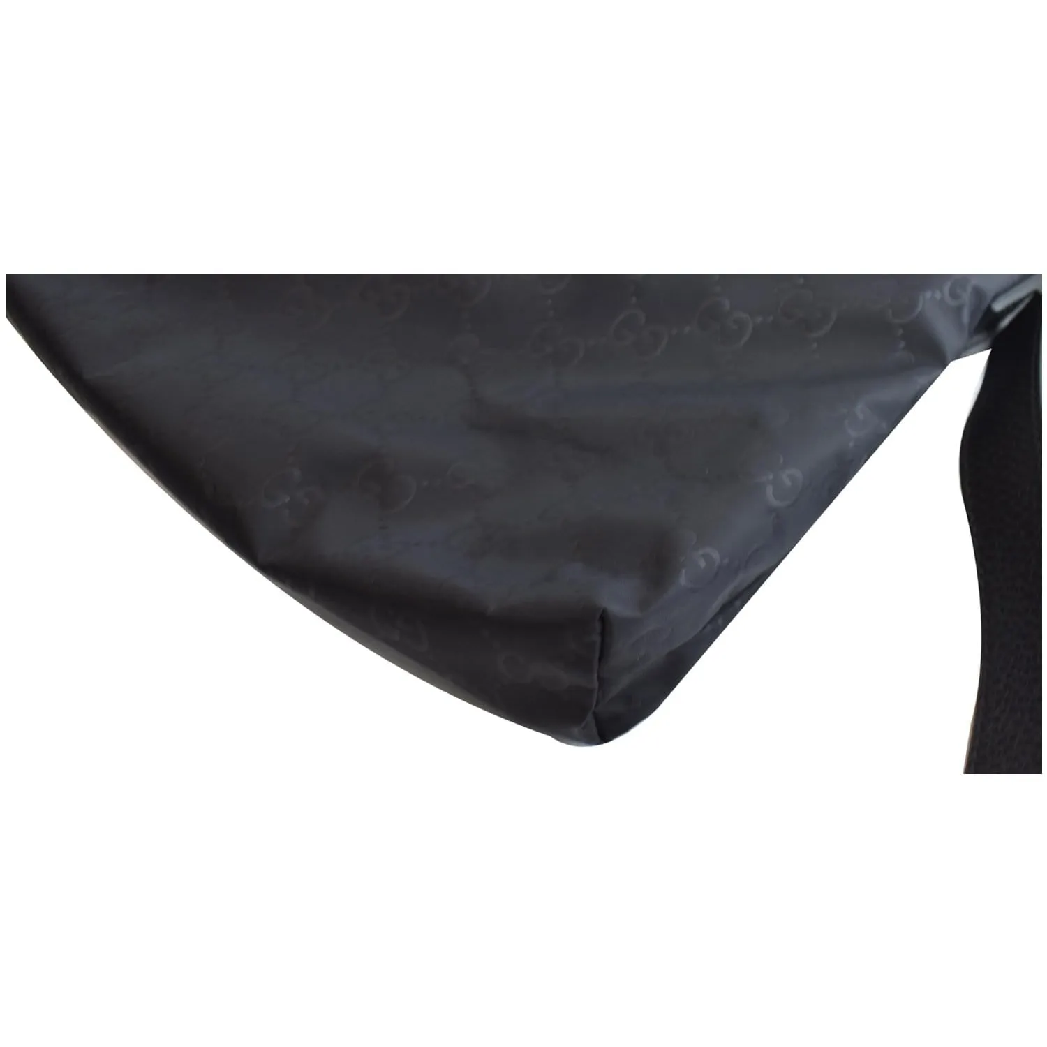 GUCCI GG Monogram Nylon Small Messenger Bag Black 510342