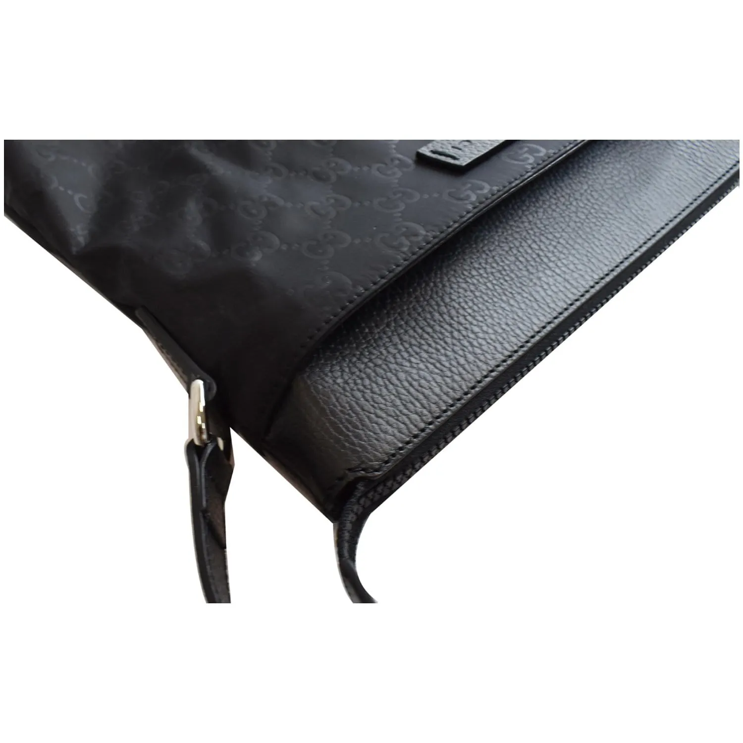 GUCCI GG Monogram Nylon Small Messenger Bag Black 510342