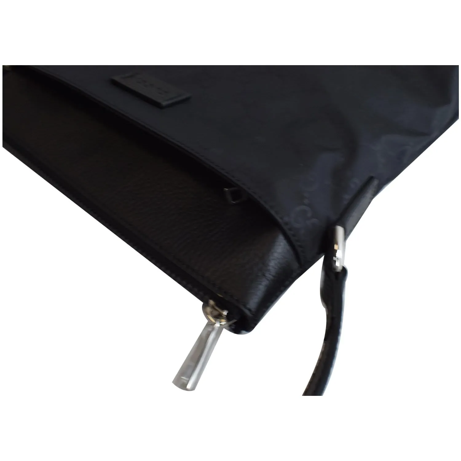 GUCCI GG Monogram Nylon Small Messenger Bag Black 510342