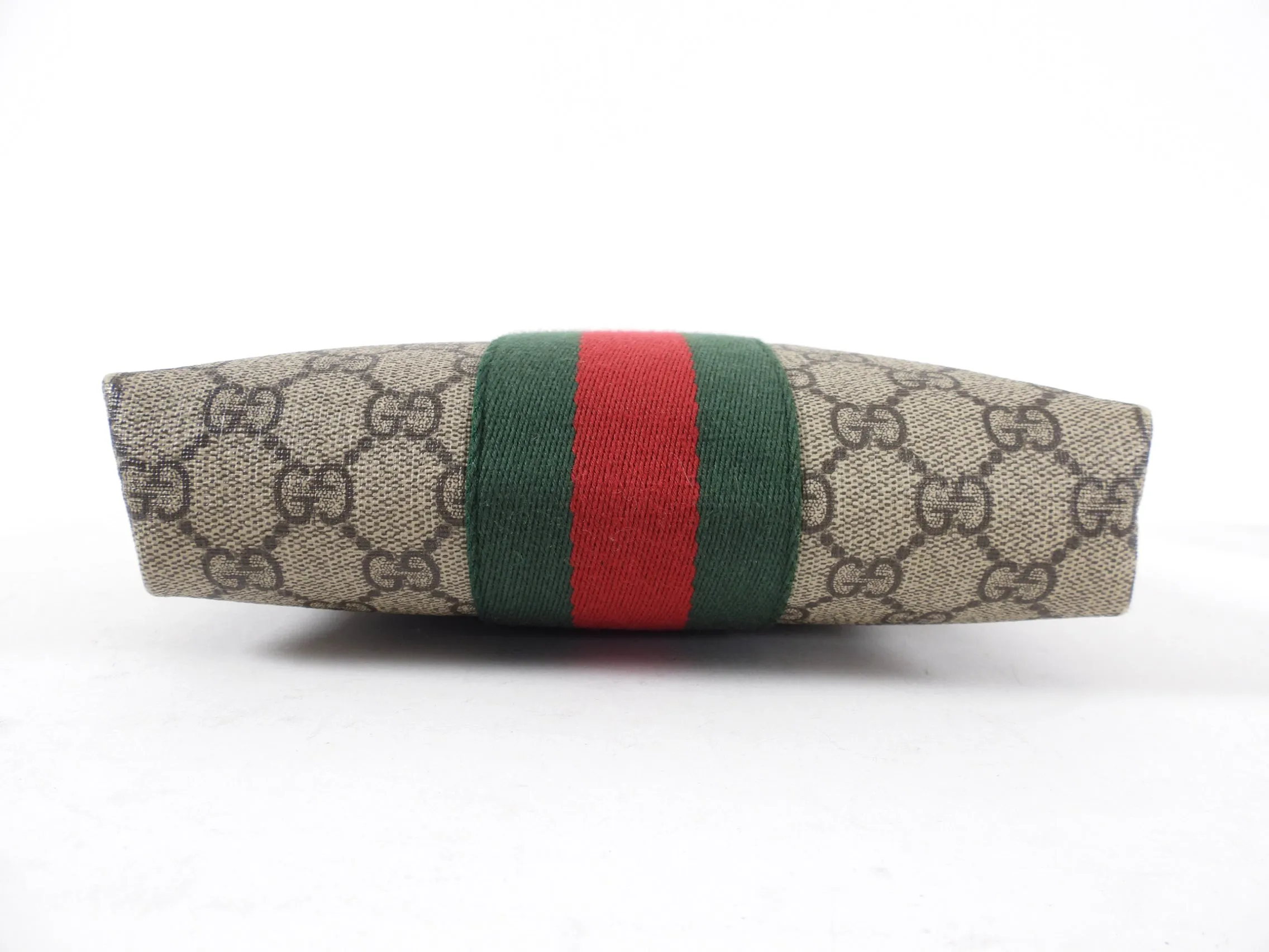 Gucci Monogram Supreme Web Stripe Small Messenger Bag