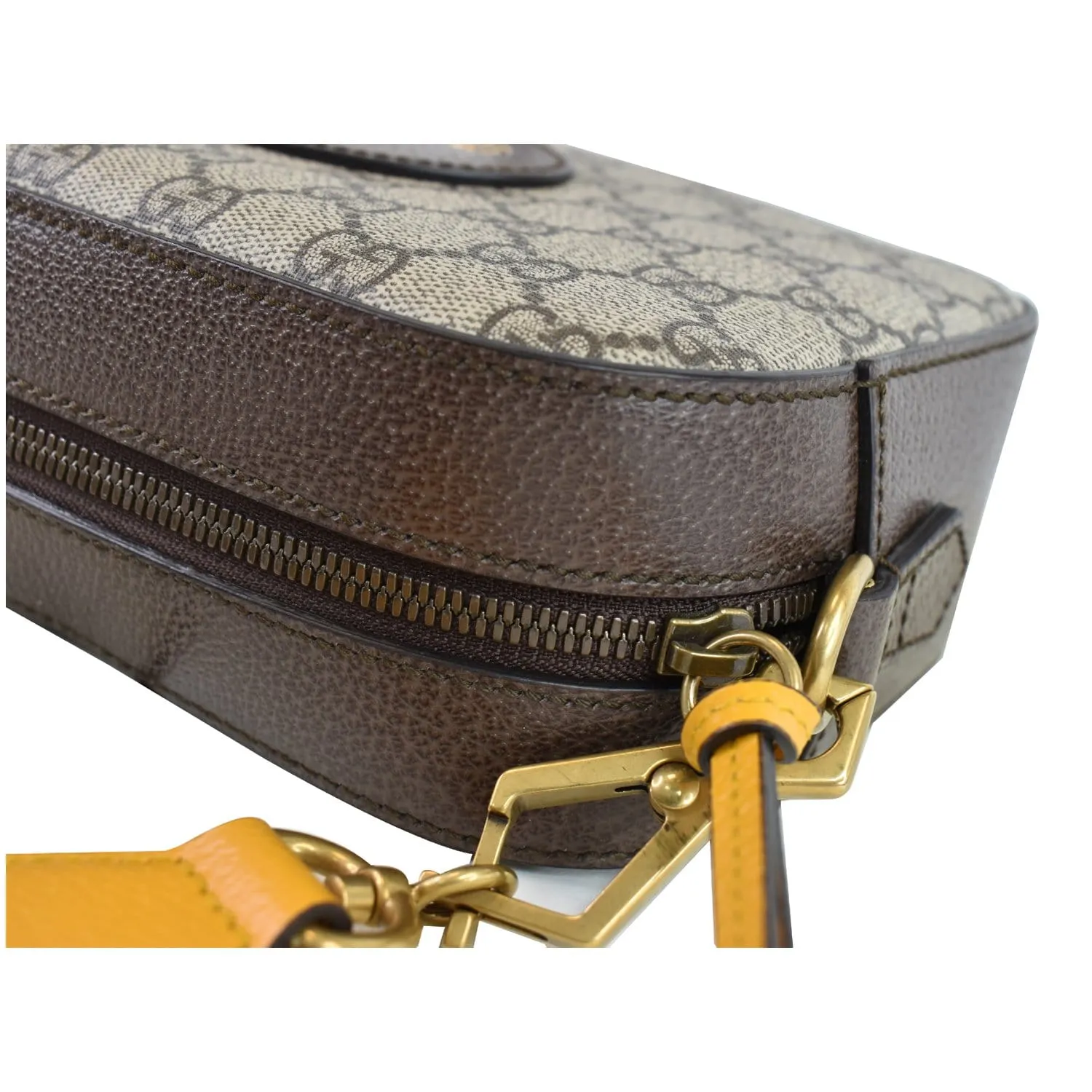 GUCCI Neo Vintage GG Supreme Canvas Messenger Bag Beige 476466