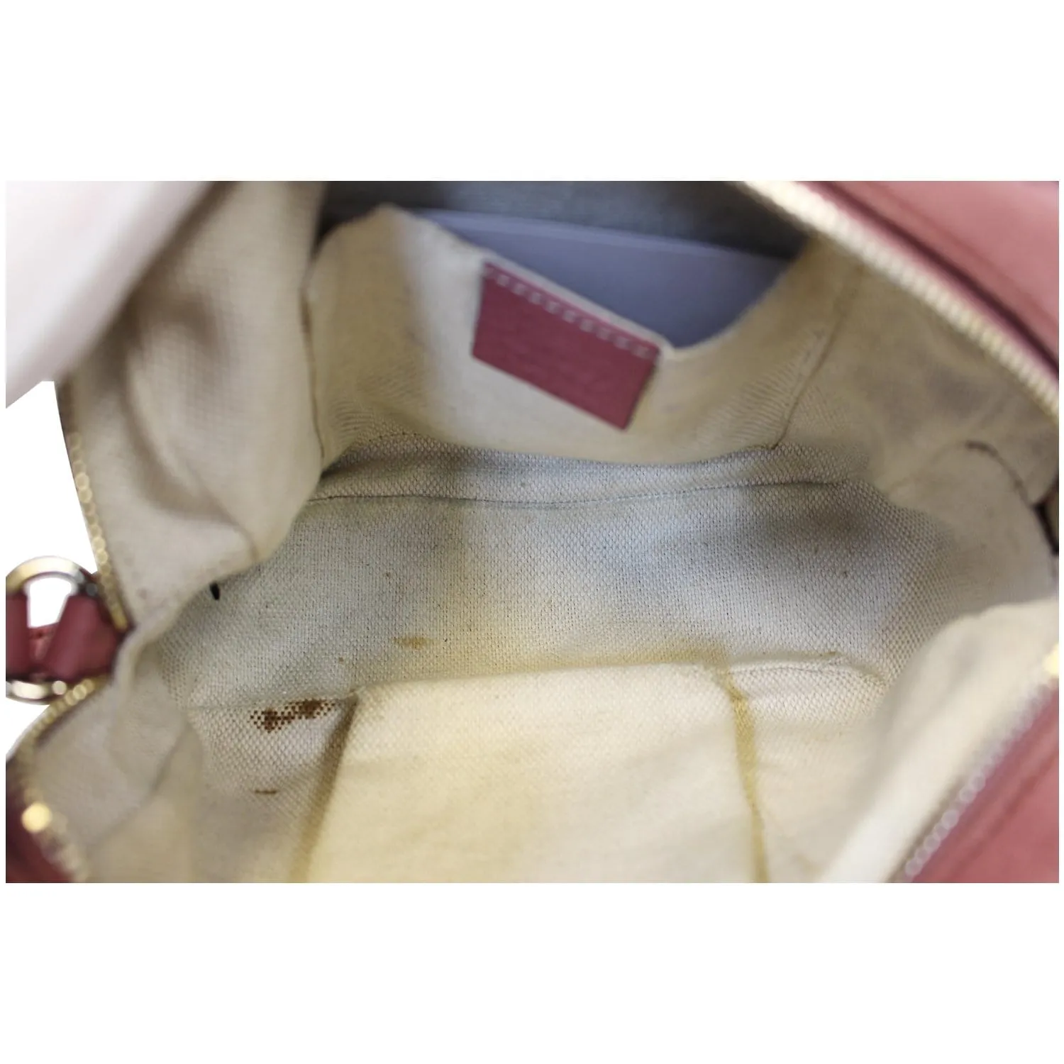 GUCCI Soho Disco Pebbled Leather Small Crossbody Bag 308364