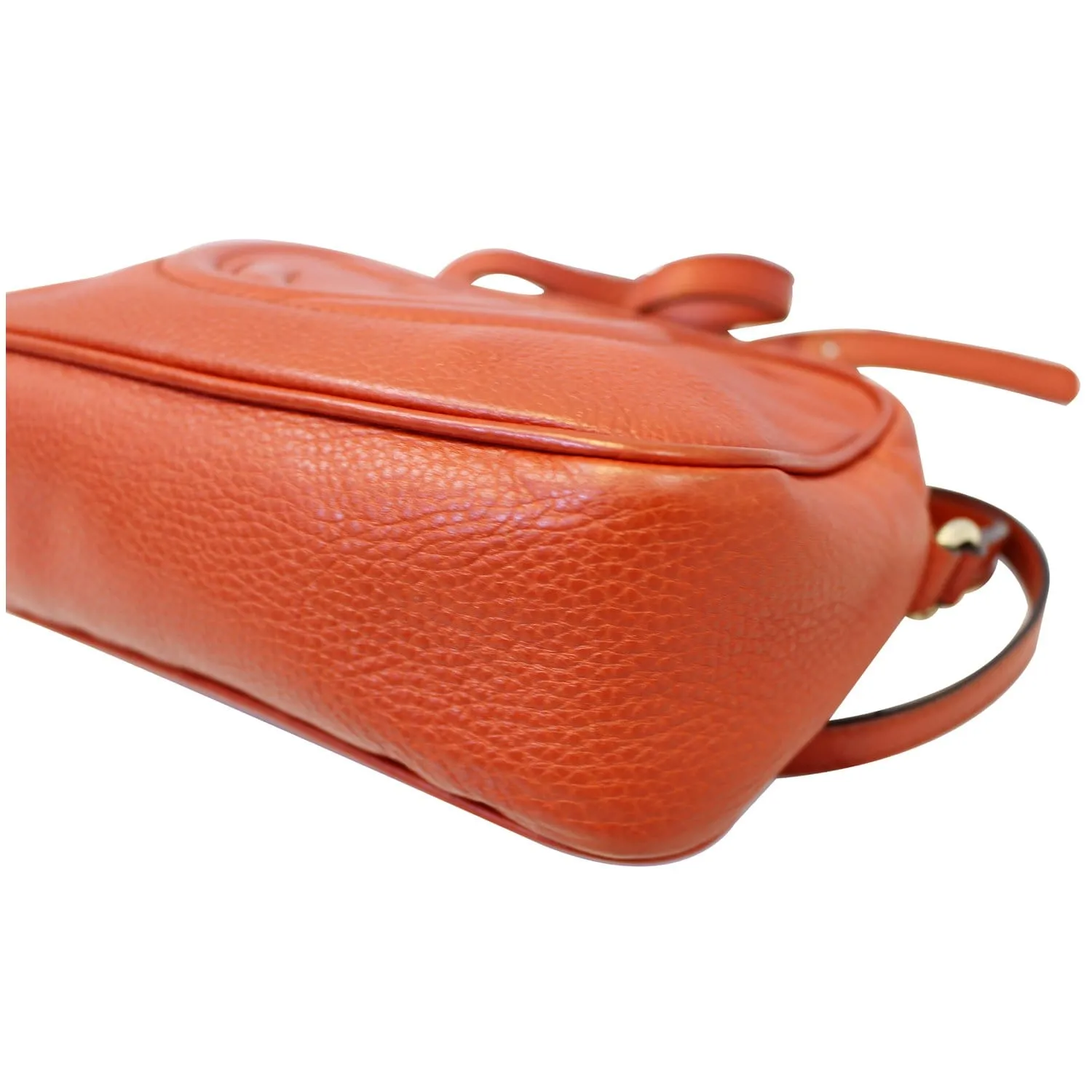 GUCCI Soho Disco Pebbled Leather Small Crossbody Bag