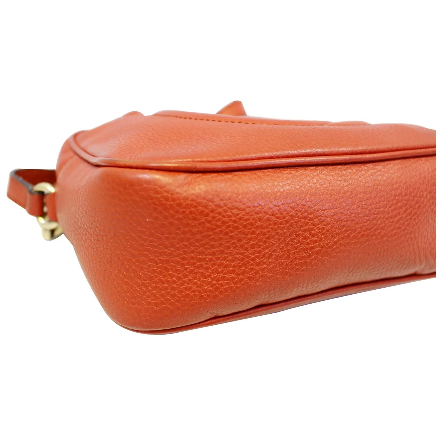 GUCCI Soho Disco Pebbled Leather Small Crossbody Bag