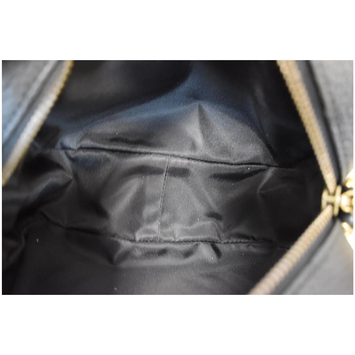 GUCCI Soho Disco Small Pebbled Leather Crossbody Bag Black 347994