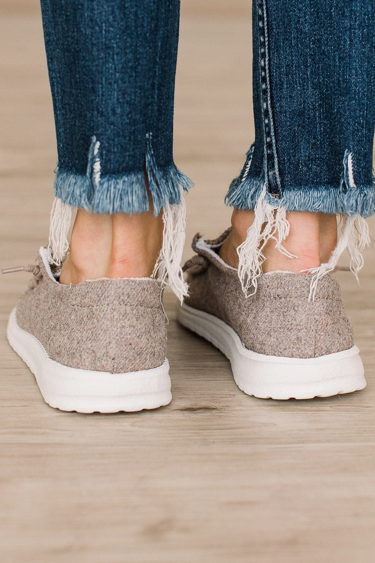 Gypsy Jazz Janice Sneakers- Taupe