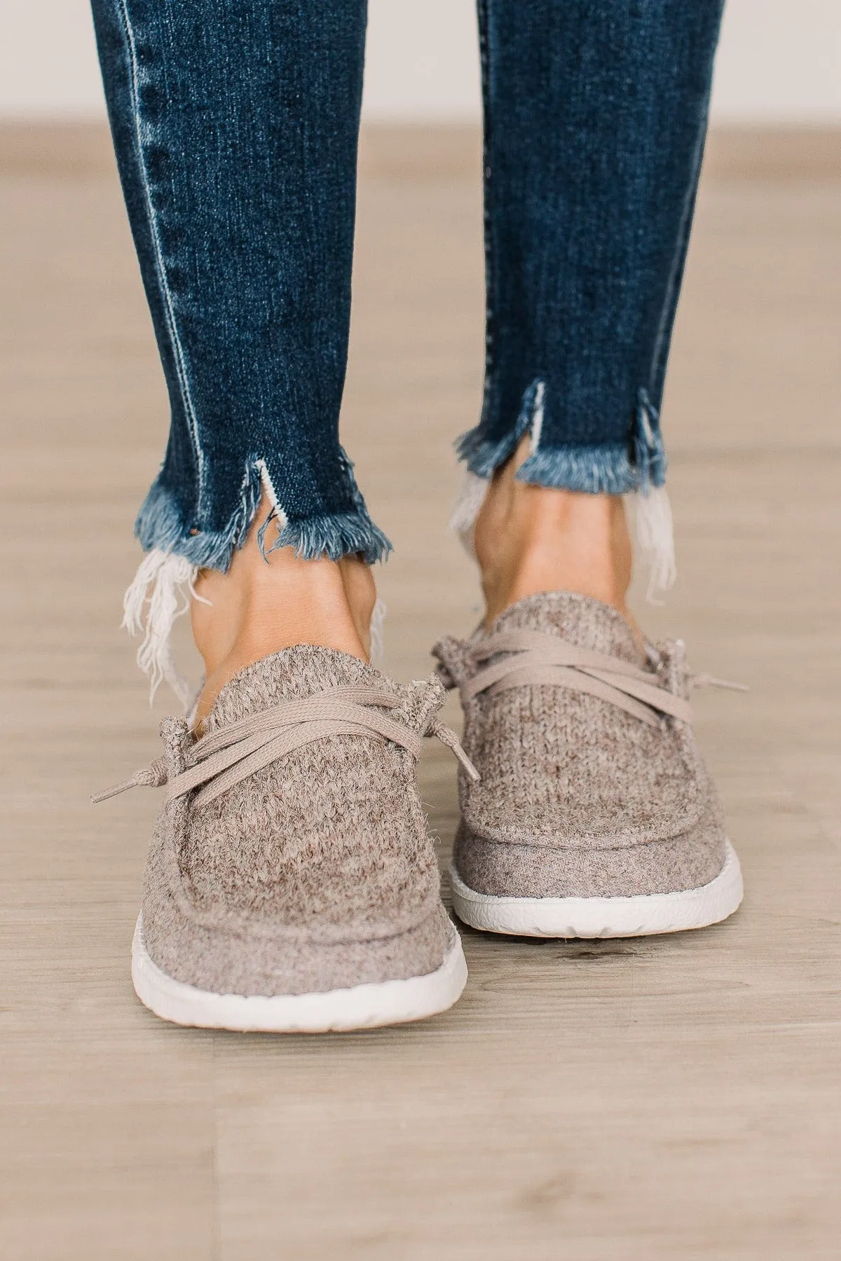 Gypsy Jazz Janice Sneakers- Taupe