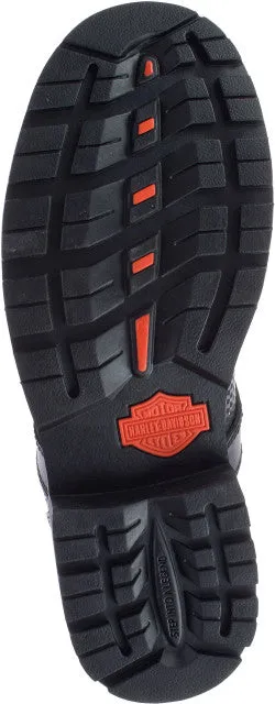 Harley-Davidson® Men's Stealth Carbon Lace 7-Inch Black Motorcycle Boots, D93788
