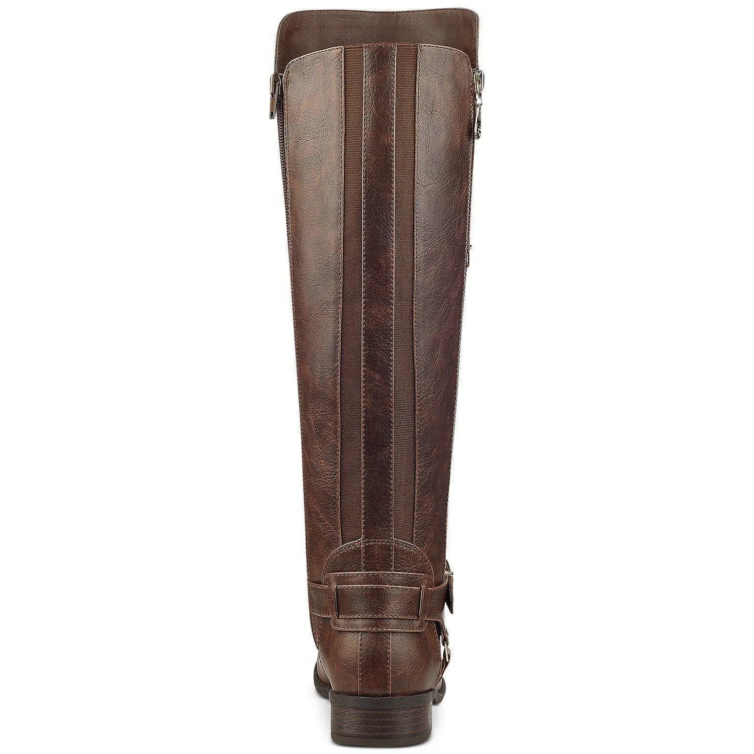 Harson Wide-Calf Tall Boots Brown
