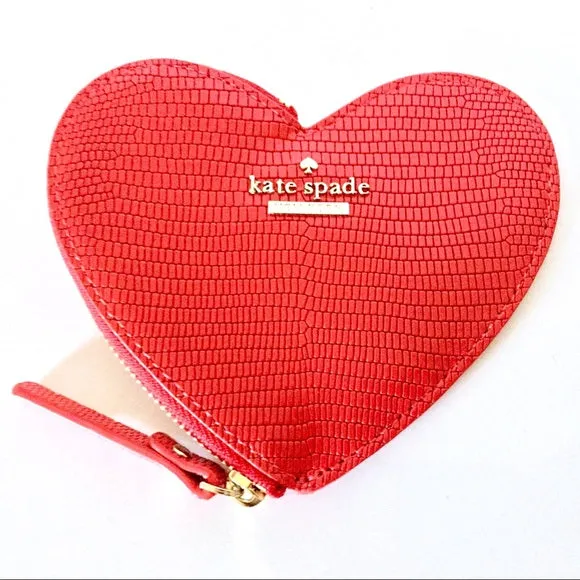 Heart Leather Coin Purse