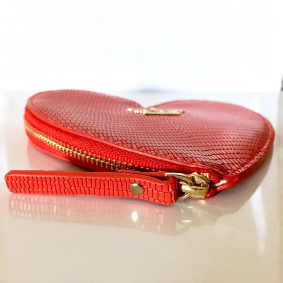 Heart Leather Coin Purse