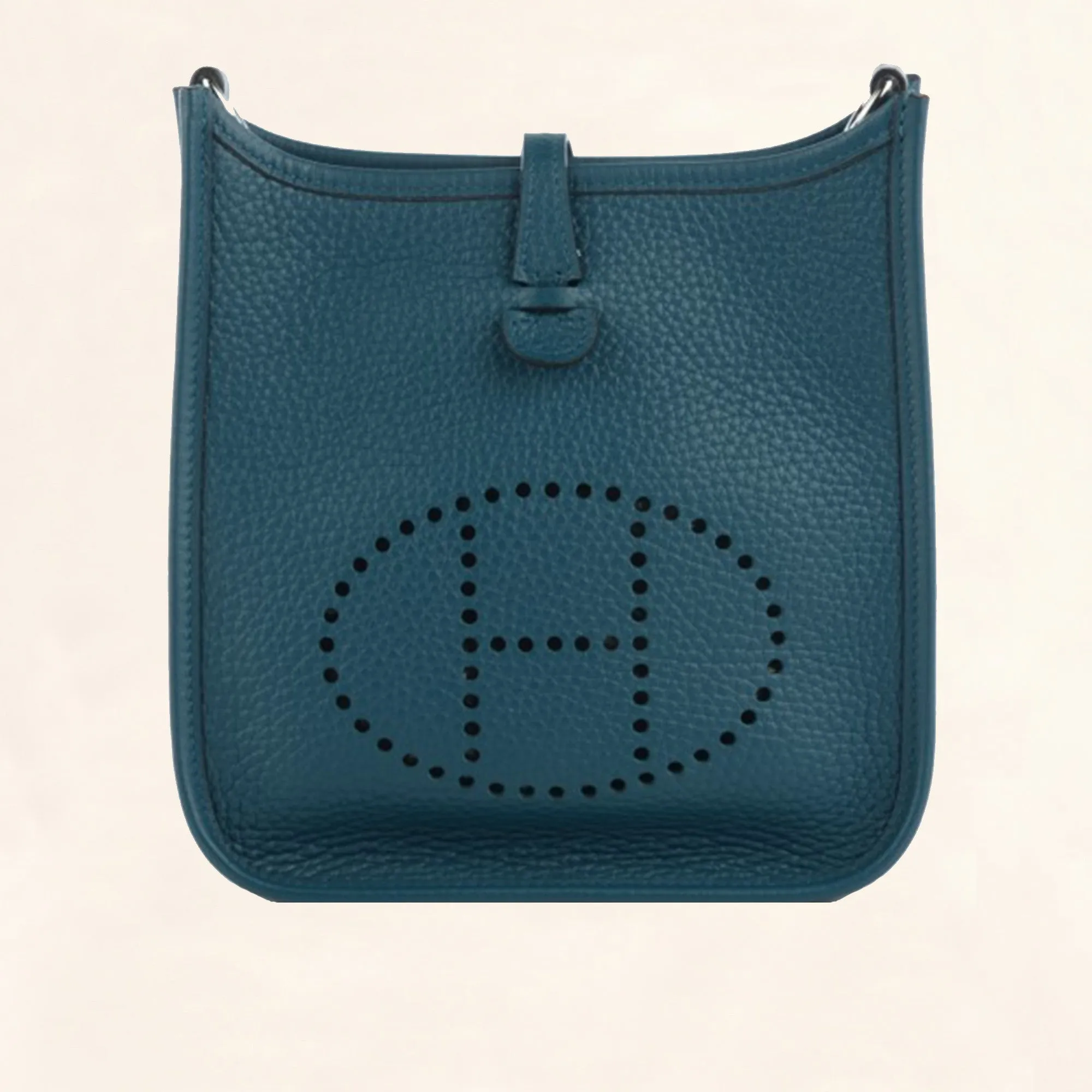 Hermès | Clemence Evelyne III in Colvert Turquoise | PM