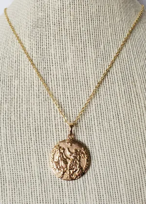 Holy Trinity Coin Necklace