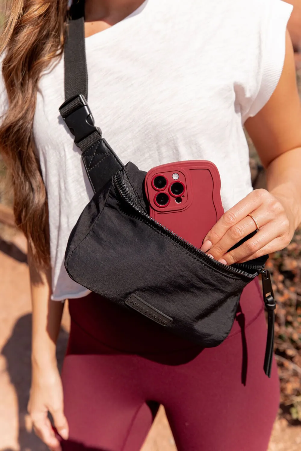 In Motion Belt Bag Black