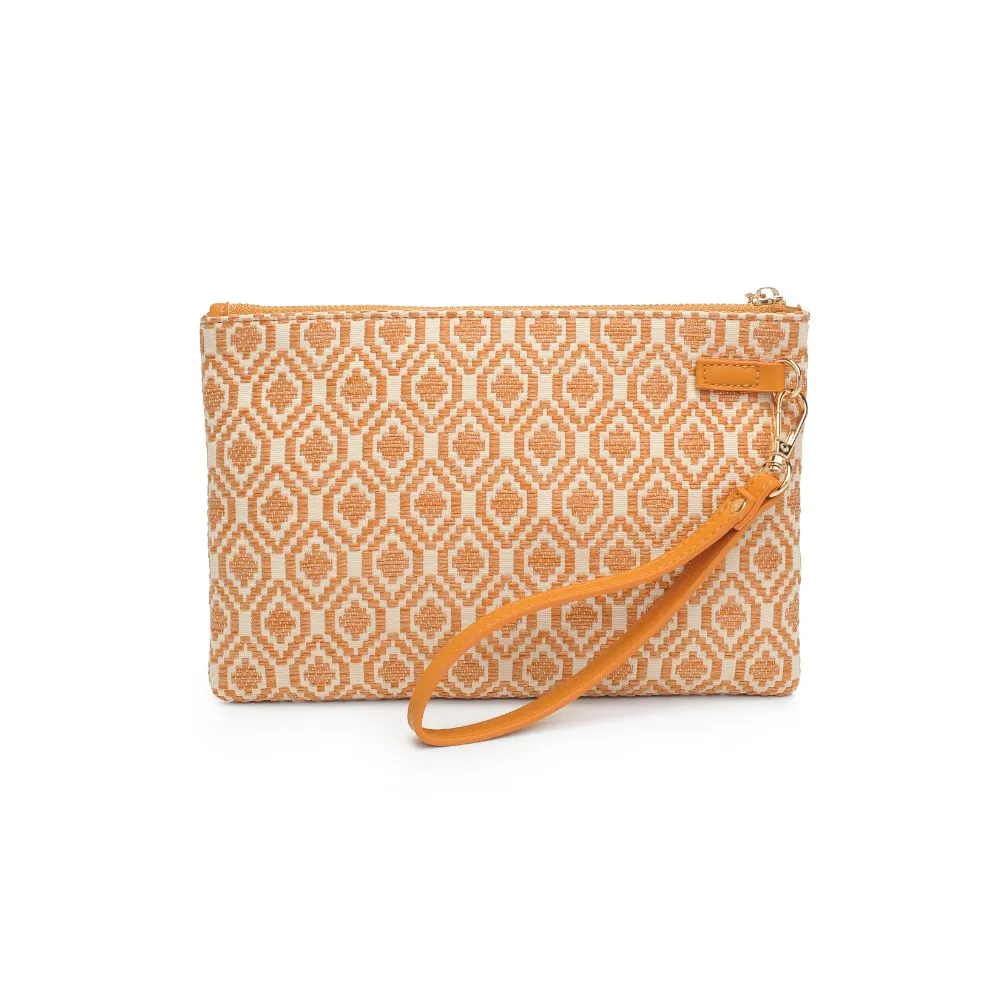 Joan - Jacquard Wristlet