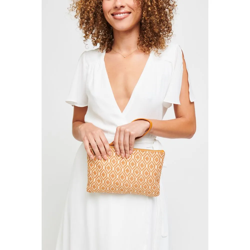 Joan - Jacquard Wristlet