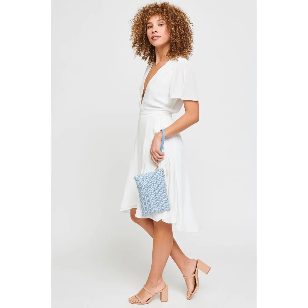Joan - Jacquard Wristlet