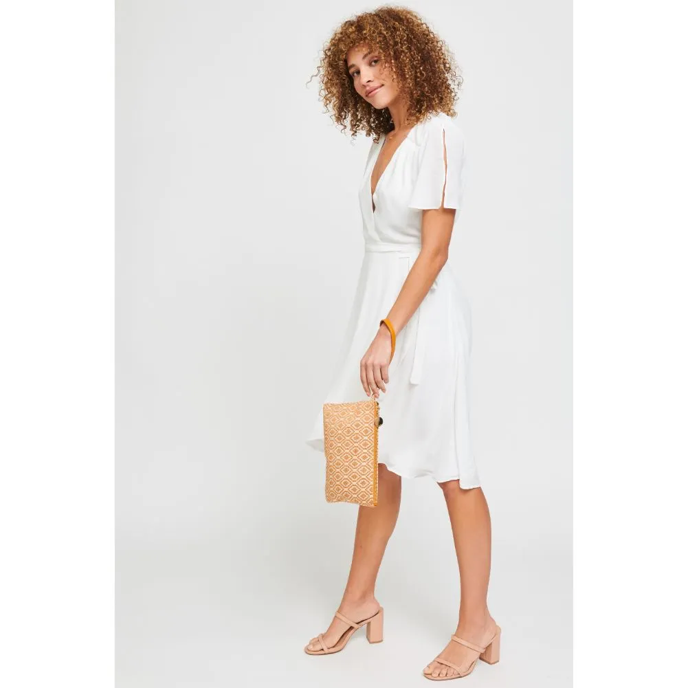 Joan - Jacquard Wristlet