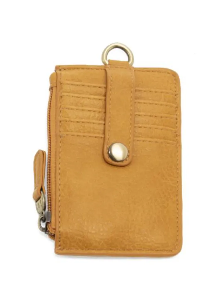 Joy Susan: Dolly Small Card Wallet w/ Keyring - Honey