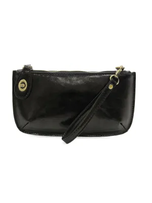Joy Susan Liquid Metal Mini Crossbody Wristlet - Black