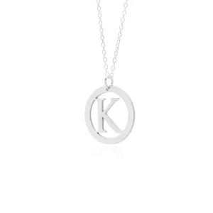 K Initial Necklace