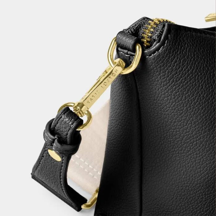 Katie Loxton Black Laila Slouch Crossbody Bag
