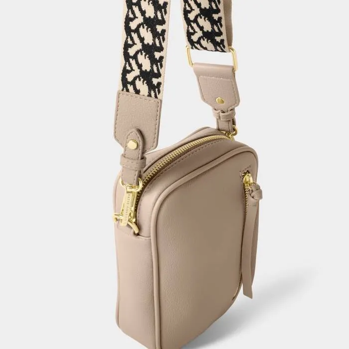 Katie Loxton Light Taupe Hallie Small Crossbody Bag