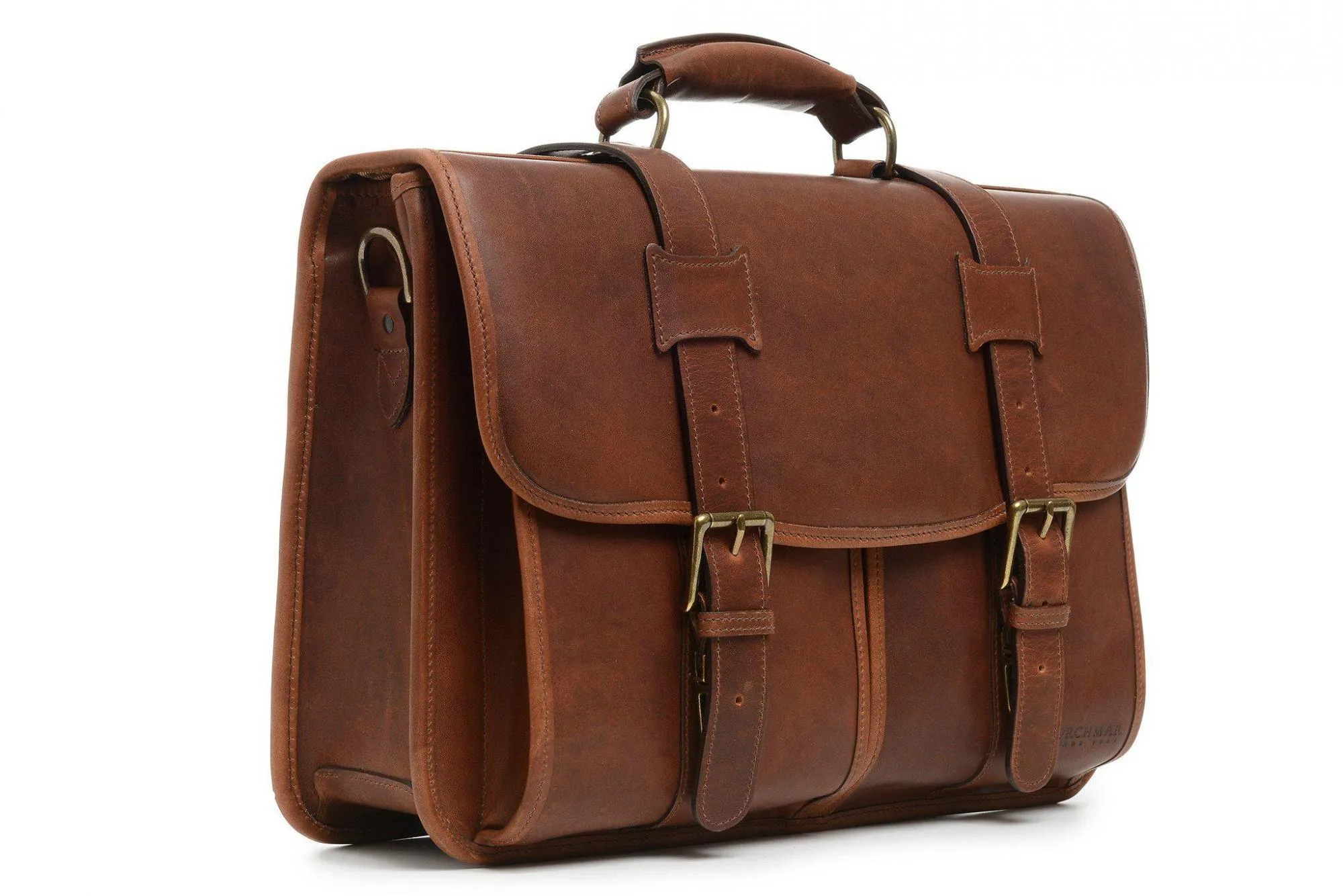 Korchmar Garfield Leather Laptop Messenger - Espresso