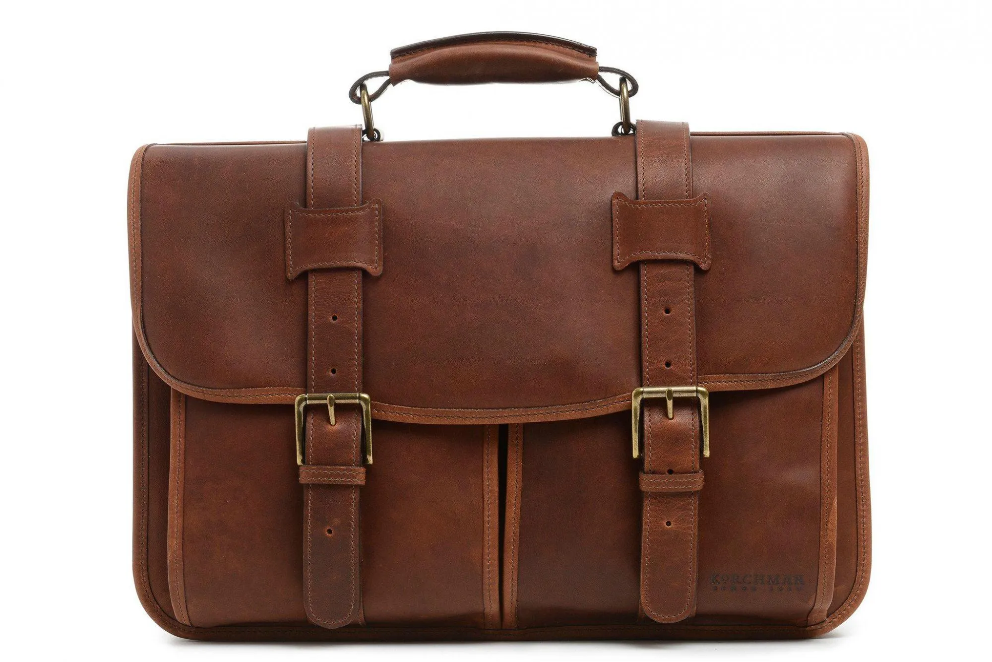Korchmar Garfield Leather Laptop Messenger - Espresso