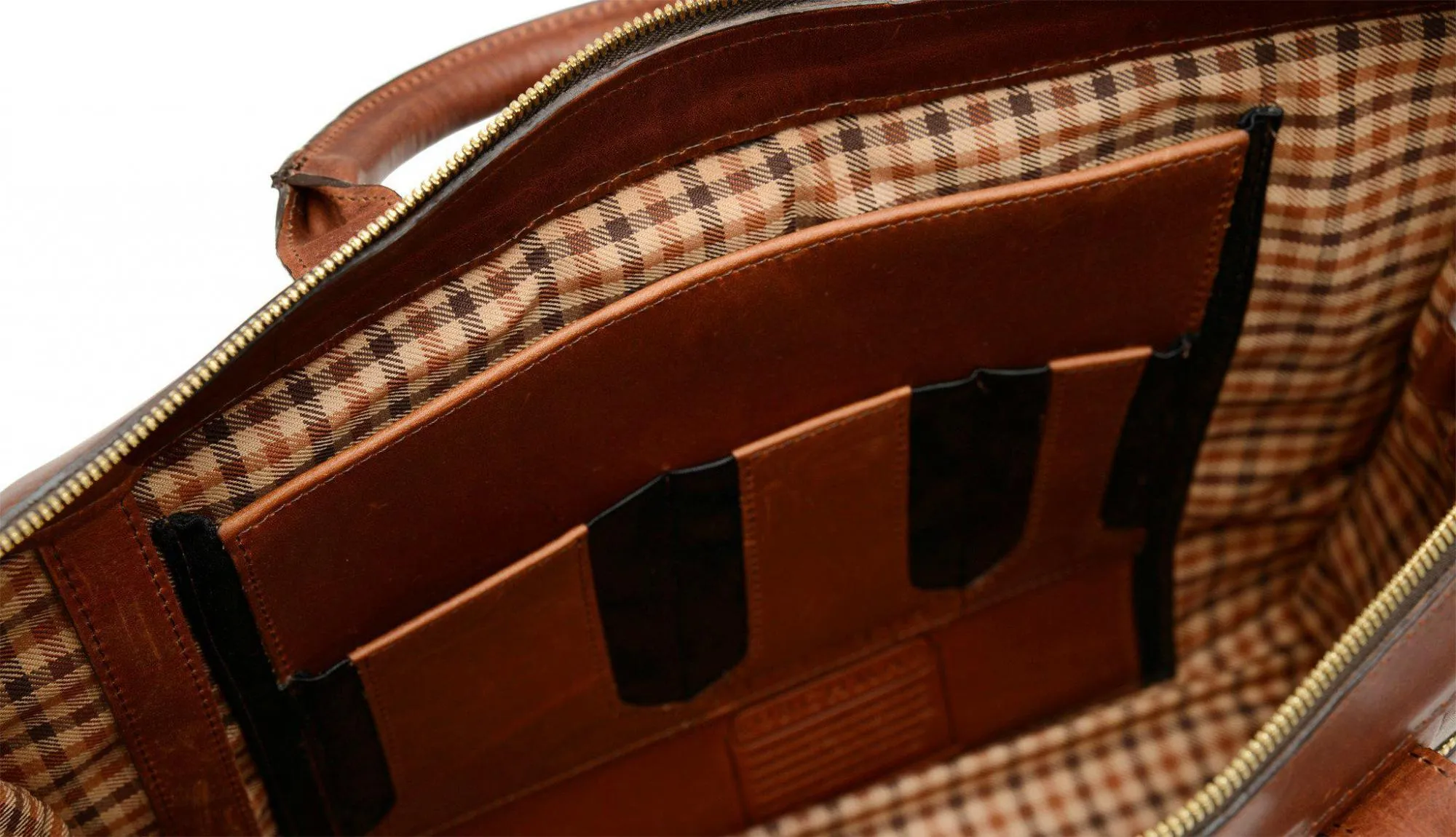 Korchmar Sawyer Slim Leather Laptop Briefcase