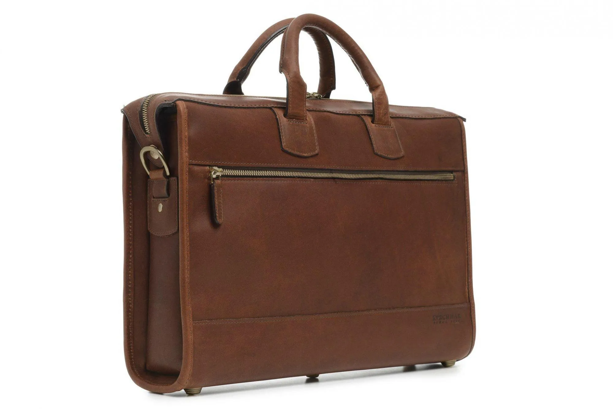 Korchmar Sawyer Slim Leather Laptop Briefcase