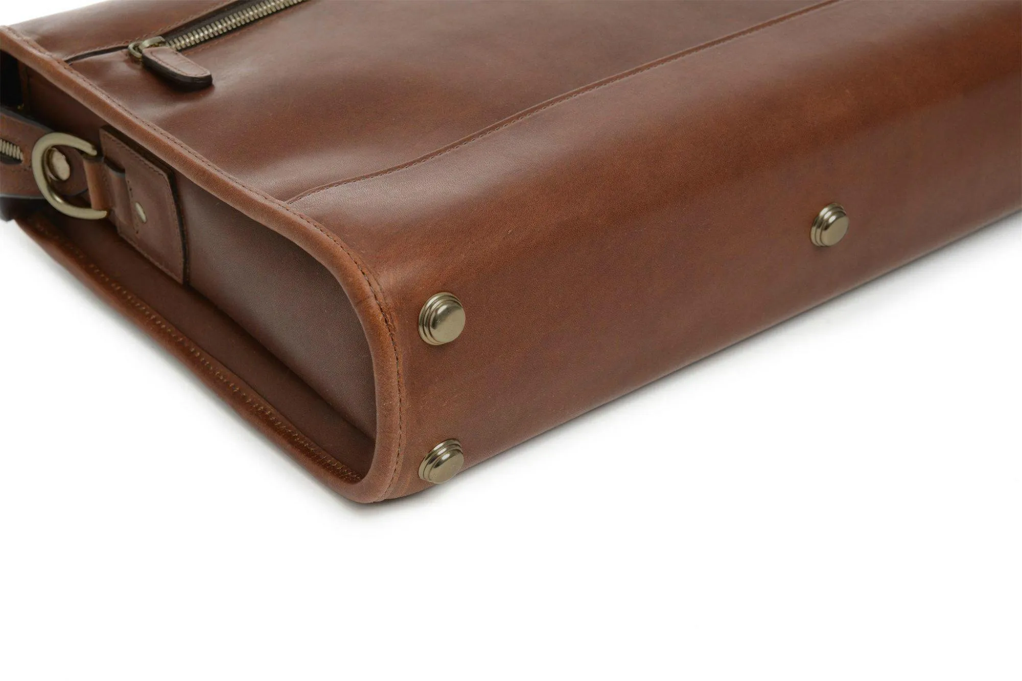 Korchmar Sawyer Slim Leather Laptop Briefcase