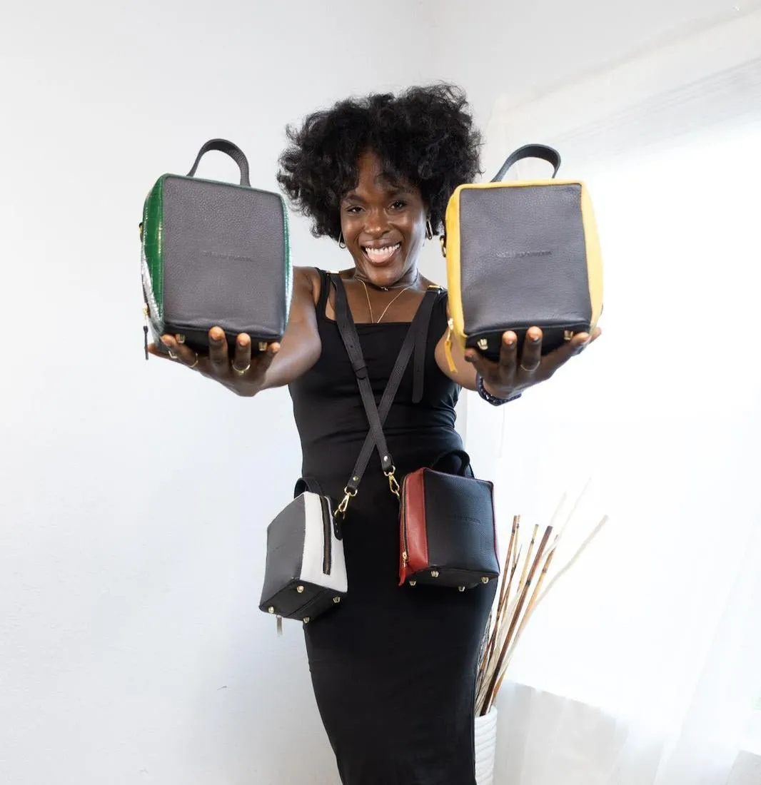 Kura Bag - Black and Red