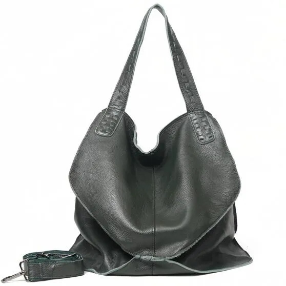 Large Capacity Fashionable Genuine Leather Sling Bag