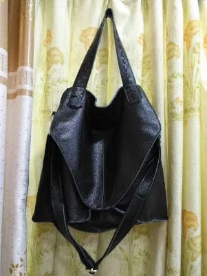 Large Capacity Fashionable Genuine Leather Sling Bag